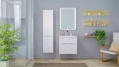 Зеркало Jorno Modul 65 Mоl.02.60/W с подсветкой с сенсорным выключателем стекло
