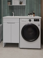 Тумба с раковиной Orange Kandy 110 L OPKD-110TUW+RAL Белый глянец МДФ / ЛДСП