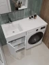 Тумба с раковиной Orange Kandy 110 L OPKD-110TUW+RAL Белый глянец МДФ / ЛДСП