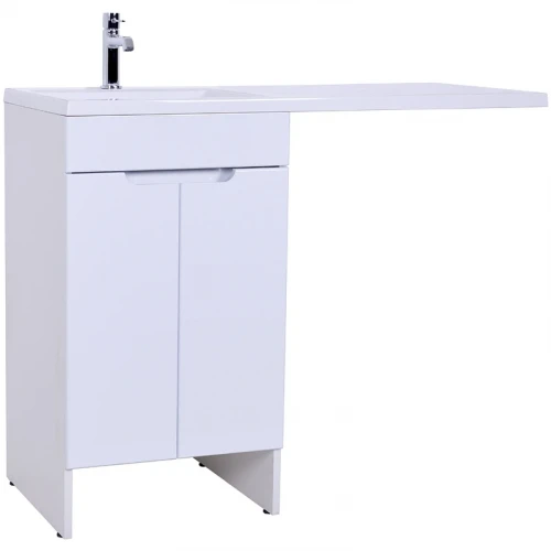 Тумба с раковиной Orange Kandy 110 L OPKD-110TUW+RAL Белый глянец МДФ / ЛДСП