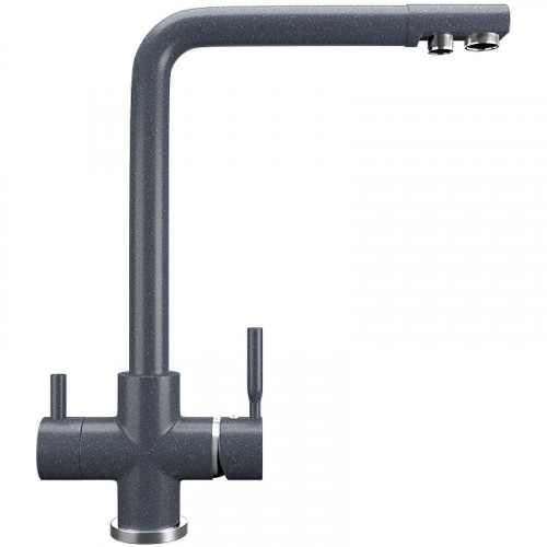 Смеситель для кухни Ulgran Classic U-016-343 Антрацит латунь