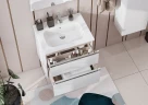 Тумба под раковину Roca The Gap 60 A857397806 подвесная Белый глянец