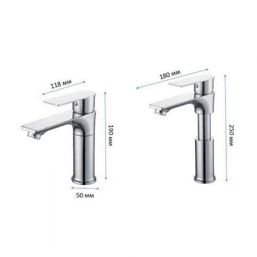 Смеситель для раковины D-Lin D110373 цвет  Хром