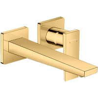 Смеситель для раковины Hansgrohe Metropol 32526990 Полированное золото латунь встраиваемый