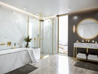 Смеситель для раковины Hansgrohe Metropol 32526990 Полированное золото латунь встраиваемый