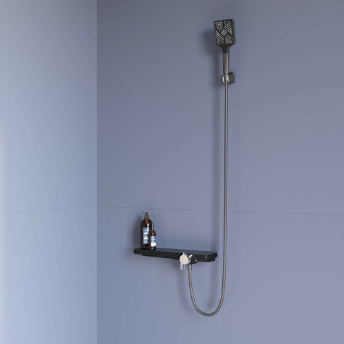 Смеситель для ванны RGW SP-40Gr 69140540-11 Серый латунь на стену