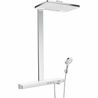 Душевая система Hansgrohe Rainmaker Select 27109400 Хром Белый латунь на стену