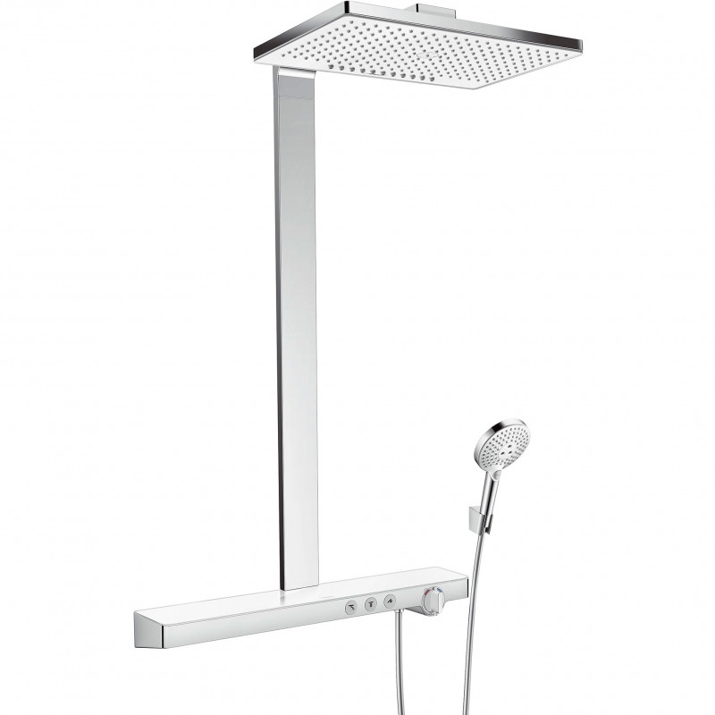 Душевая система Hansgrohe Rainmaker Select 27109400 Хром Белый латунь на стену