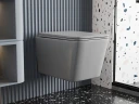 Унитаз Abber Rechteck AC1201MG подвесной Серый матовый с сиденьем Микролифт подвесной