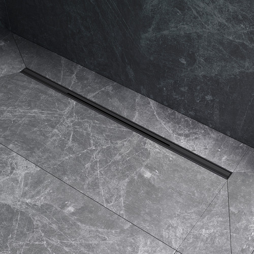 Душевой лоток AM.PM MasterFlow 80 W01SC-S11-080-05BM с Черной матовой решеткой Slim line