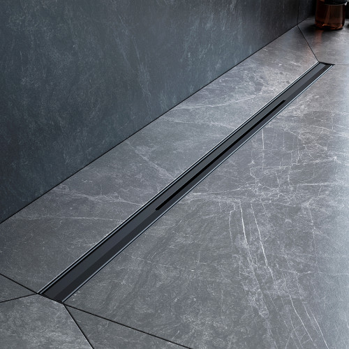 Душевой лоток AM.PM MasterFlow 80 W01SC-S11-080-05BM с Черной матовой решеткой Slim line