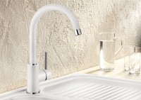 Смеситель для кухни Blanco Mida 524204 Белый латунь