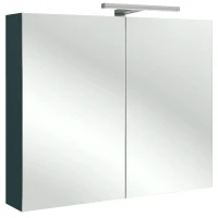Зеркальный шкаф Jacob Delafon Rythmik 80 EB796RU-E10 с подсветкой цвет Коричневый