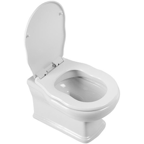 Унитаз подвесной BelBagno Boheme BB115CH/BB115SC с сиденьем Микролифт