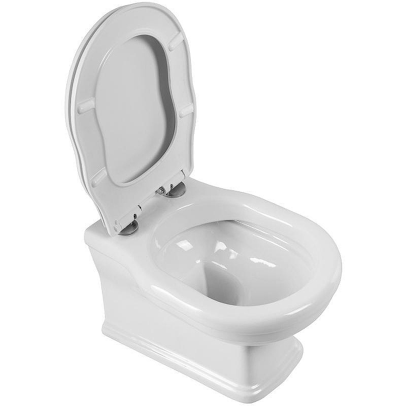 Унитаз подвесной BelBagno Boheme BB115CH/BB115SC с сиденьем Микролифт