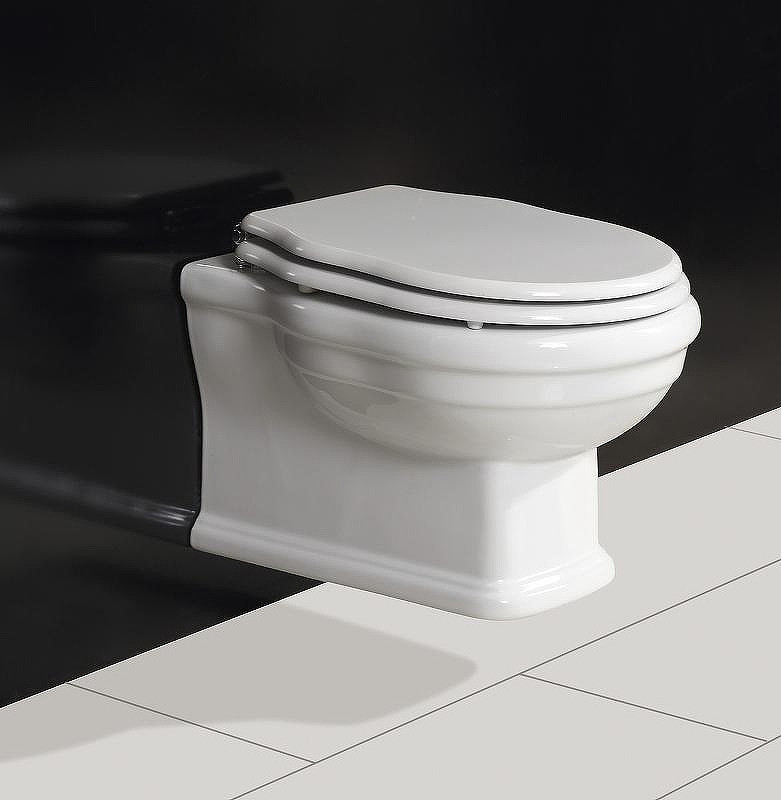 Унитаз подвесной BelBagno Boheme BB115CH/BB115SC с сиденьем Микролифт
