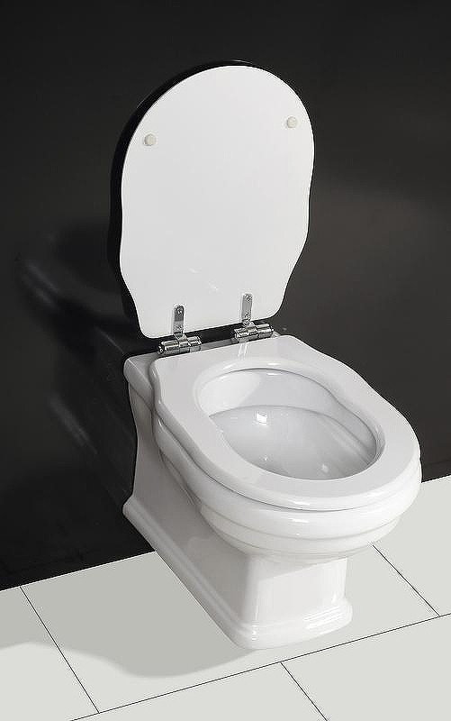 Унитаз подвесной BelBagno Boheme BB115CH/BB115SC с сиденьем Микролифт