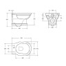 Унитаз подвесной BelBagno Boheme BB115CH/BB115SC с сиденьем Микролифт
