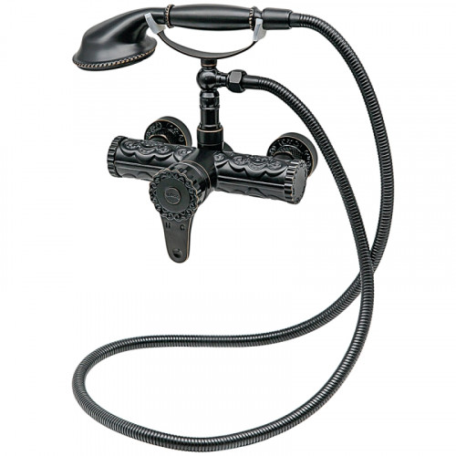 Смеситель для душа Milacio Villena MC.302.BBR Черная бронза на стену