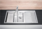 Кухонная мойка Blanco Claron 6S-IF/А L 521646 Нержавеющая сталь с зеркальной полировкой