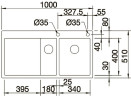 Кухонная мойка Blanco Claron 6S-IF/А L 521646 Нержавеющая сталь с зеркальной полировкой