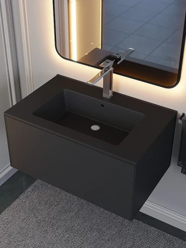 Раковина Uperwood Parma Quartz 76.5 291003004 цвет Уголь