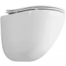Комплект унитаза с инсталляцией BelBagno Amanda BB051CHR/BB051SC/BB002-80/BB014-SR-BIANCO с сиденьем Микролифт и Белой клавишей смыва фаянс подвесной