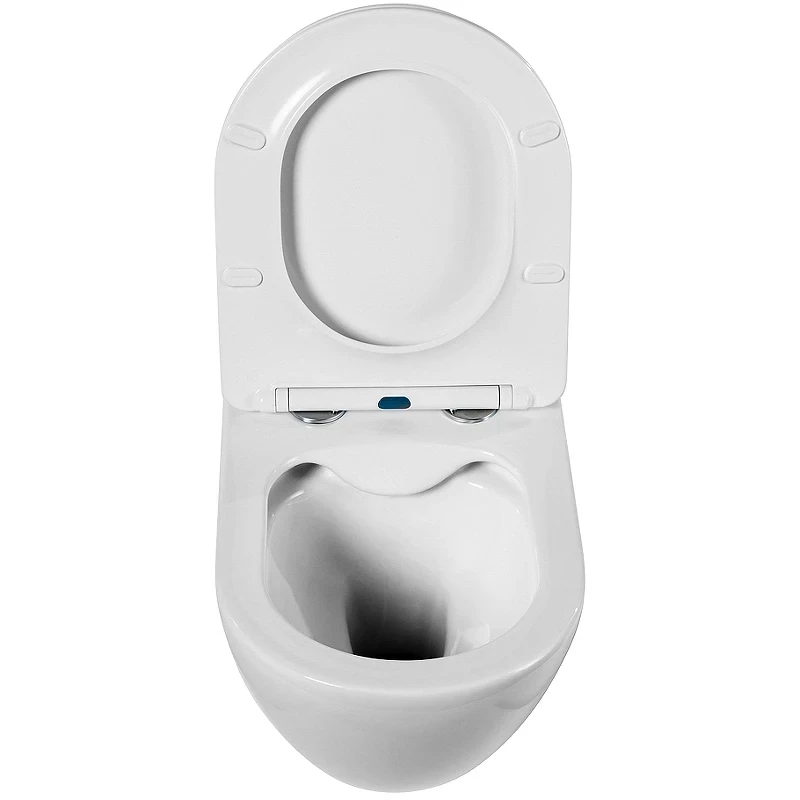 Комплект унитаза с инсталляцией BelBagno Amanda BB051CHR/BB051SC/BB002-80/BB014-SR-BIANCO с сиденьем Микролифт и Белой клавишей смыва фаянс подвесной