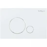 Комплект унитаза с инсталляцией BelBagno Amanda BB051CHR/BB051SC/BB002-80/BB014-SR-BIANCO с сиденьем Микролифт и Белой клавишей смыва фаянс подвесной