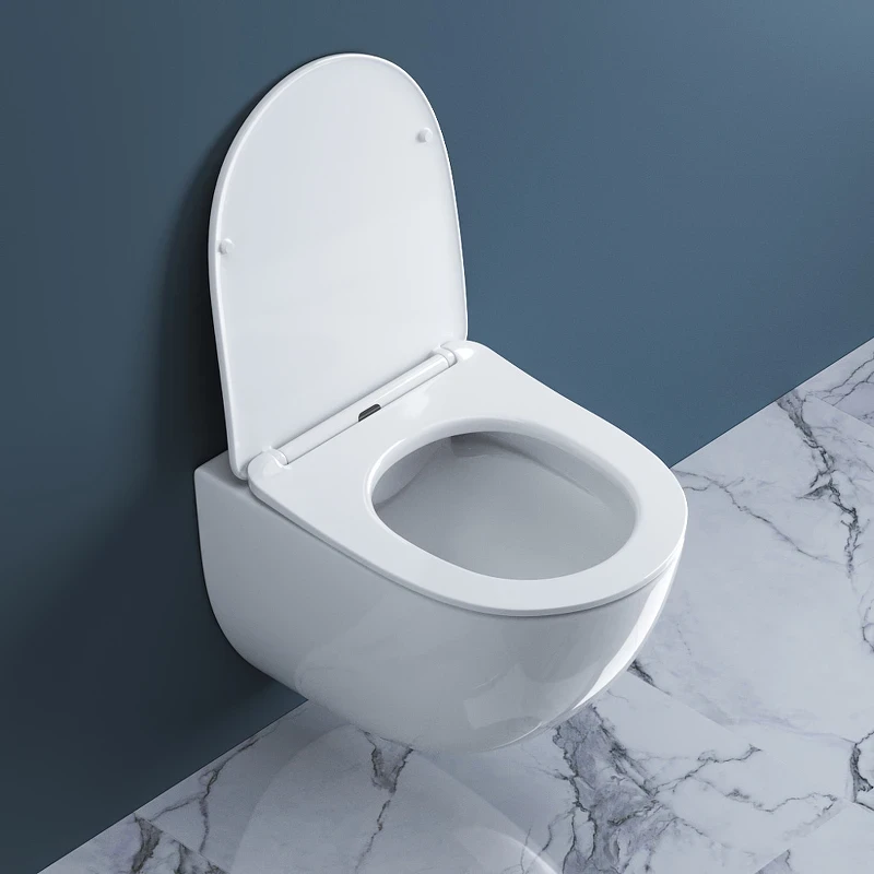 Комплект унитаза с инсталляцией BelBagno Amanda BB051CHR/BB051SC/BB002-80/BB014-SR-BIANCO с сиденьем Микролифт и Белой клавишей смыва фаянс подвесной