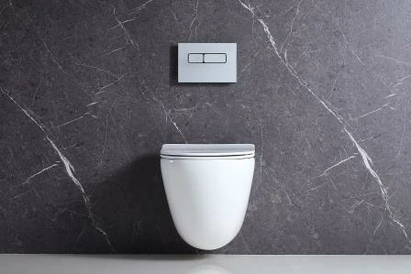 Комплект унитаза с инсталляцией BelBagno Amanda BB051CHR/BB051SC/BB002-80/BB014-SR-BIANCO с сиденьем Микролифт и Белой клавишей смыва фаянс подвесной