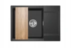 Кухонная мойка Granula Estetica 70 7003 цвет Черный
