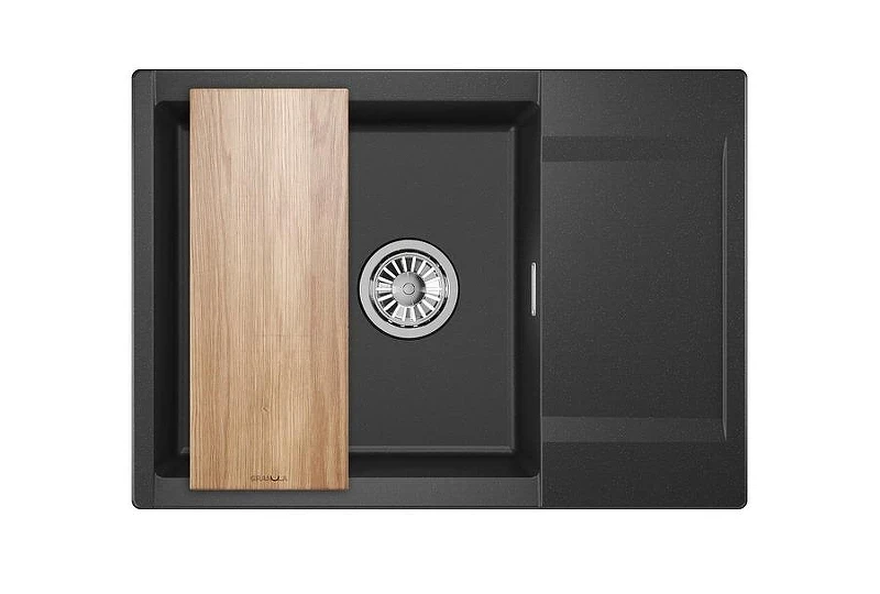 Кухонная мойка Granula Estetica 70 7003 цвет Черный