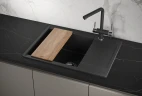 Кухонная мойка Granula Estetica 70 7003 цвет Черный