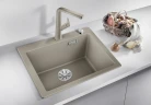 Кухонная мойка Blanco Pleon 5 521672 Белая искусственный камень (литьевой мрамор) встраиваемый