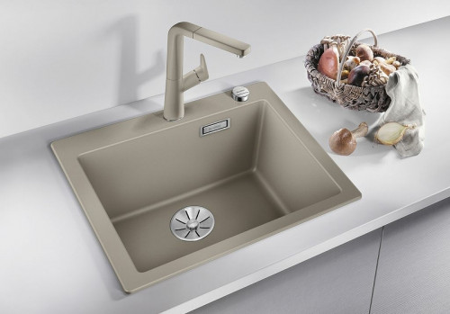 Кухонная мойка Blanco Pleon 5 521672 Белая искусственный камень (литьевой мрамор) встраиваемый