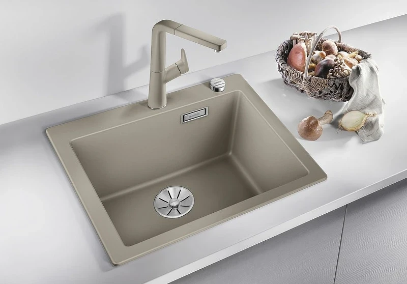 Кухонная мойка Blanco Pleon 5 521672 Белая искусственный камень (литьевой мрамор) встраиваемый
