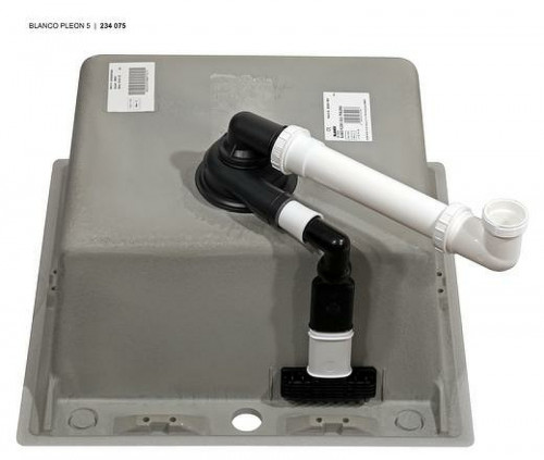 Кухонная мойка Blanco Pleon 5 521672 Белая искусственный камень (литьевой мрамор) встраиваемый