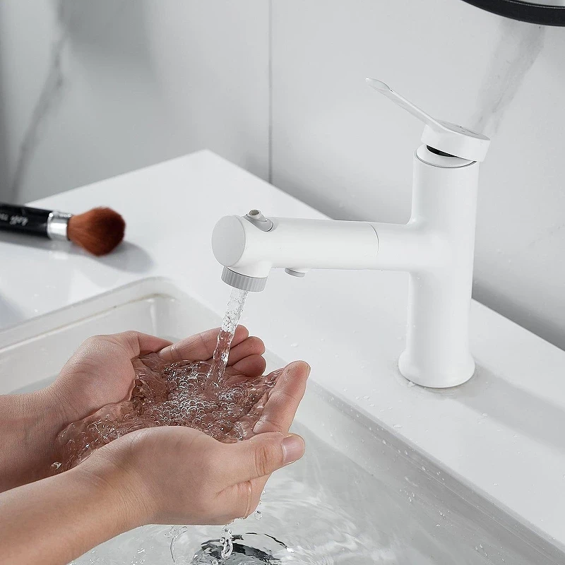 Смеситель для раковины Raffine F281C цвет Белый