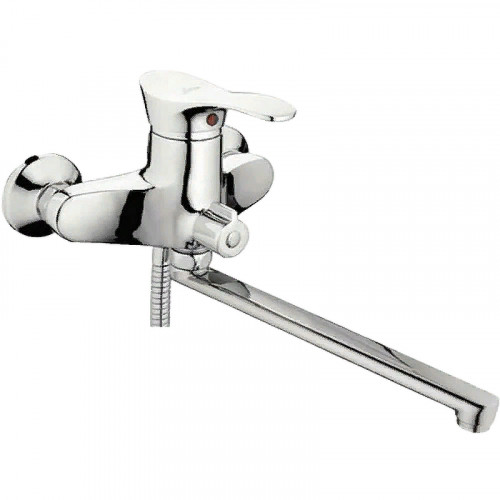 Смеситель для ванны Ledeme H01 2201L универсальный Хром латунь на стену