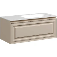 Тумба под раковину Sancos Very 100 R VR100RCE подвесная Beige Soft МДФ / ЛДСП