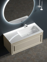 Тумба под раковину Sancos Very 100 R VR100RCE подвесная Beige Soft МДФ / ЛДСП