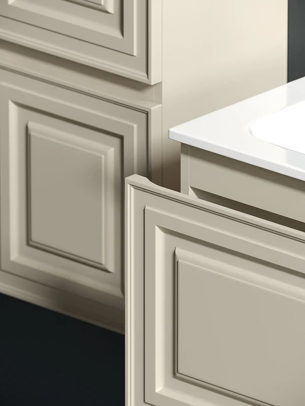 Тумба под раковину Sancos Very 100 R VR100RCE подвесная Beige Soft МДФ / ЛДСП