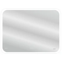 Зеркало Cersanit Led 070 Design Pro 100 KN-LU-LED070*100-p-Os с подсветкой с диммером, часами, подогревом и функцией Bluetooth стекло