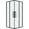 Душевой уголок Grossman Cosmo 100х100 300.K33.02.1010.21.00 профиль Черный матовый стекло прозрачное