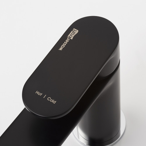 Смеситель для раковины WasserKRAFT Elbе 7403 Черный матовый латунь