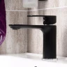 Смеситель для раковины WasserKRAFT Elbе 7403 Черный матовый латунь