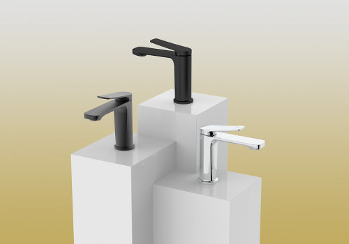 Смеситель для раковины Splenka S40.10.06 Черный матовый латунь