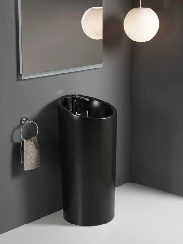 Раковина WeltWasser Leerbach 45462 MT-BL 45 10000013341 Черная матовая