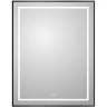 Зеркало BelBagno Kraft 70 SPC-KRAFT-700-900-LED-TCH-WARM-NERO с подсветкой Черное с сенсорным выключателем и подогревом стекло